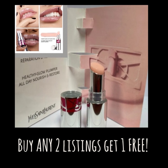 🎉5/$60 Yves saint laurent ROUGE VOLUPTÉ” : CANDY GLAZE MINI LIP BALM - Picture 1 of 5